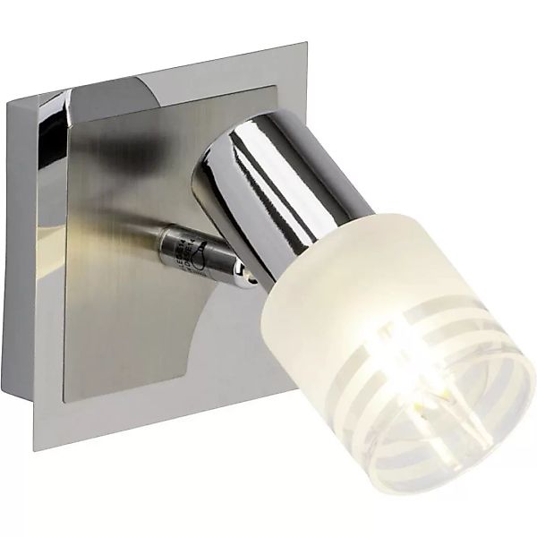 LED Wandleuchte Lea in Silber und Chrom 4W 400lm E14 günstig online kaufen