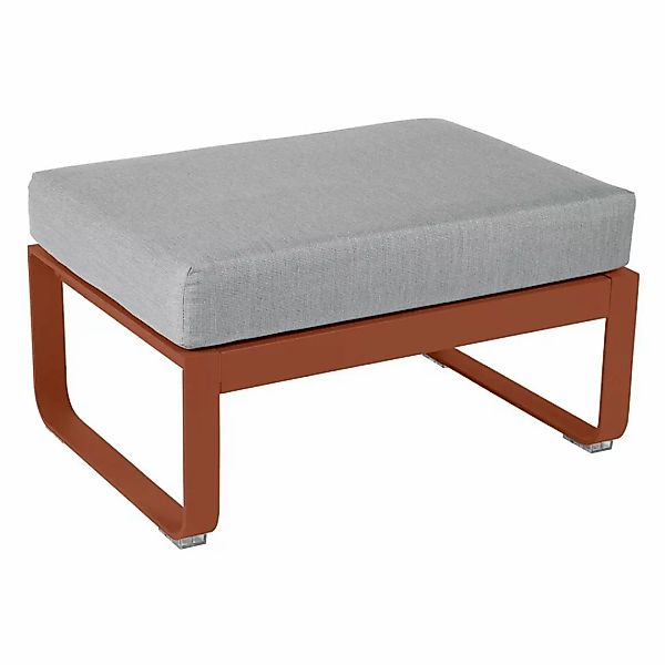 Bellevie 1-Sitzer Hocker 20 Ockerrot 79 Flanellgrau günstig online kaufen