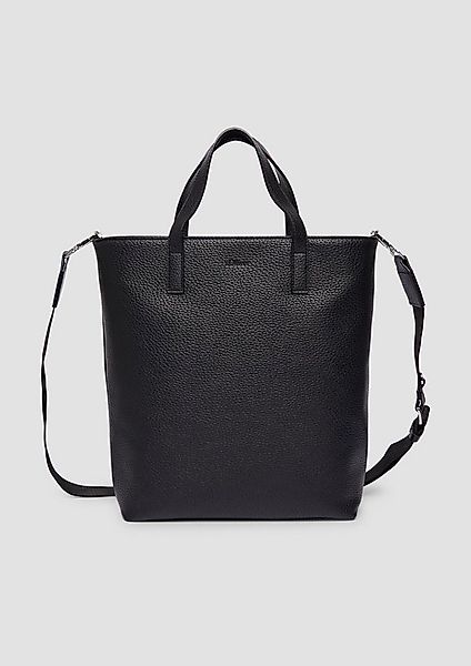 s.Oliver Shopper Tasche, Shopper aus Lederimitat mit abnehmbarem Logo-Schul günstig online kaufen