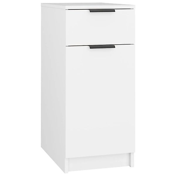 vidaXL Aktenschrank Schreibtischschrank Weiß 33,5x50x75 cm günstig online kaufen