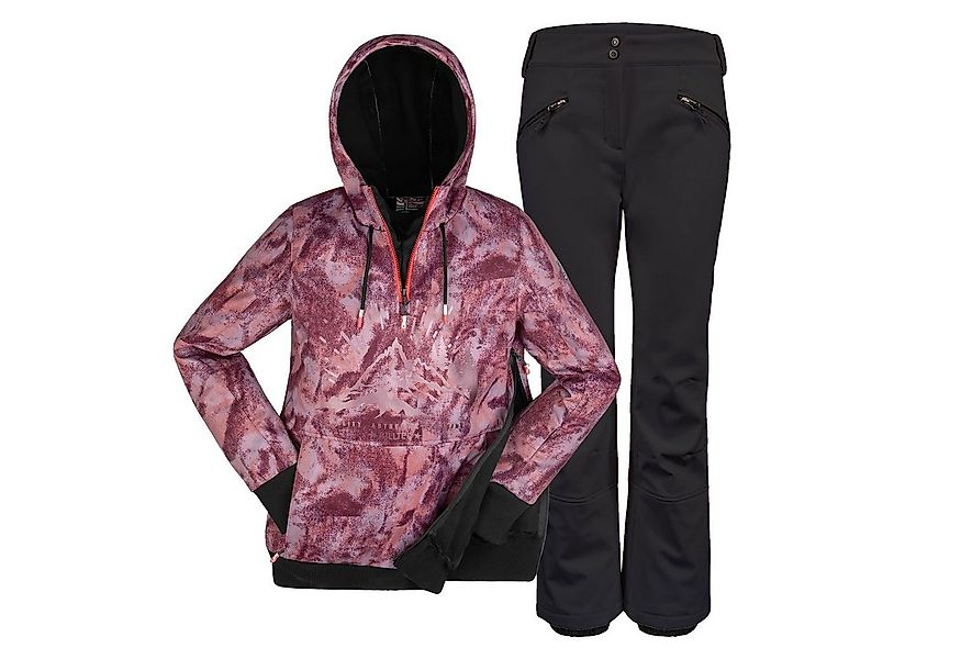 Killtec Skianzug Damen Softshell Hoodie halfzip Stretch Hosen Ski Alpin Kom günstig online kaufen