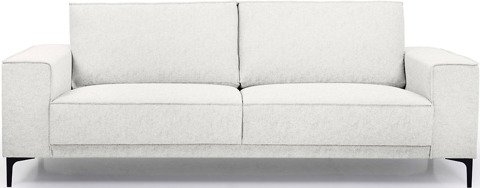 Places of Style 3-Sitzer "3er Sofa Oland, Struktur, Flachgewebe, Luxus-Micr günstig online kaufen
