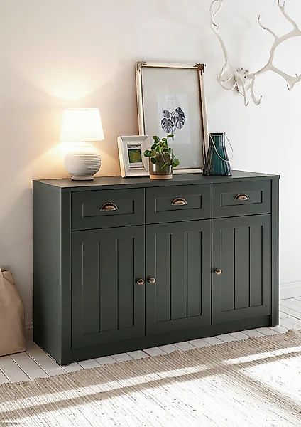 Home affaire Sideboard "Ascot", Breite 130 cm günstig online kaufen