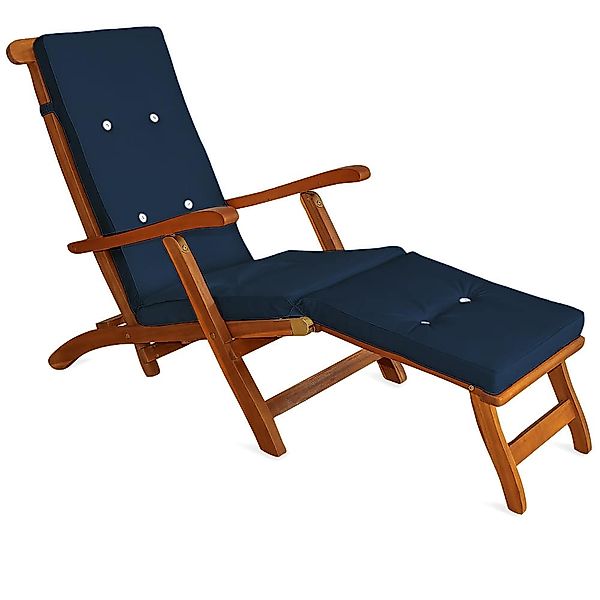 Auflage Sonnenliege Blau 184,5x43x5cm günstig online kaufen