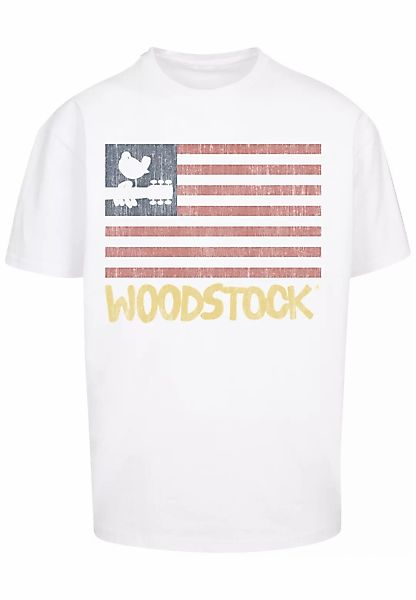 F4NT4STIC T-Shirt "Woodstock Distressed Flag Music Festival Rock", Print günstig online kaufen