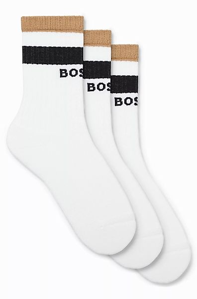 BOSS Kurzsocken 3P QS Rib Iconic günstig online kaufen