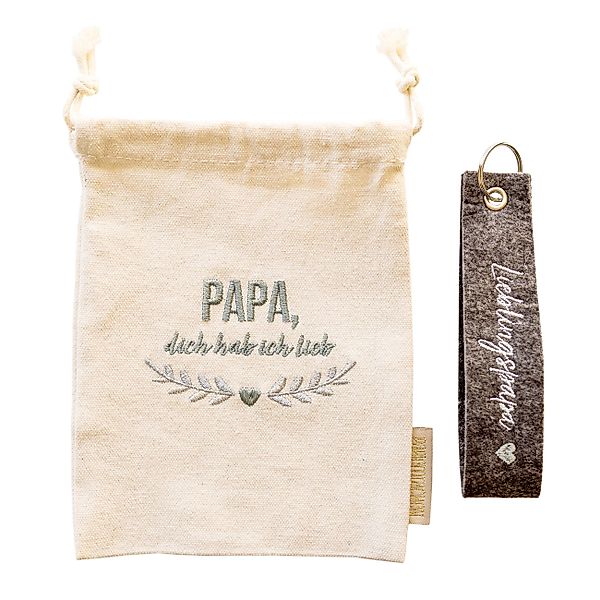 PAPIERDRACHEN Schlüsselanhänger Set Filzschlüsselanhänger mit besticktem günstig online kaufen