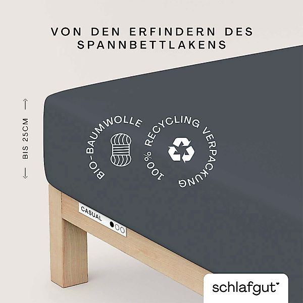 Schlafgut Spannbettlaken CASUAL u.a. in Gr. günstig online kaufen