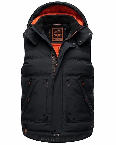 Stone Harbour Steppweste "Egoor" Sportliche Outdoorweste mit abnehmbarer Ka günstig online kaufen