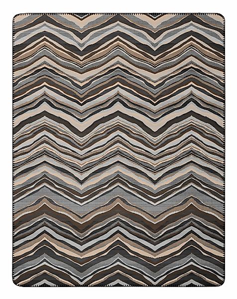 Biederlack Wohndecke "Wohndecke Wildline mit geketteltem Zierstich" Made in günstig online kaufen