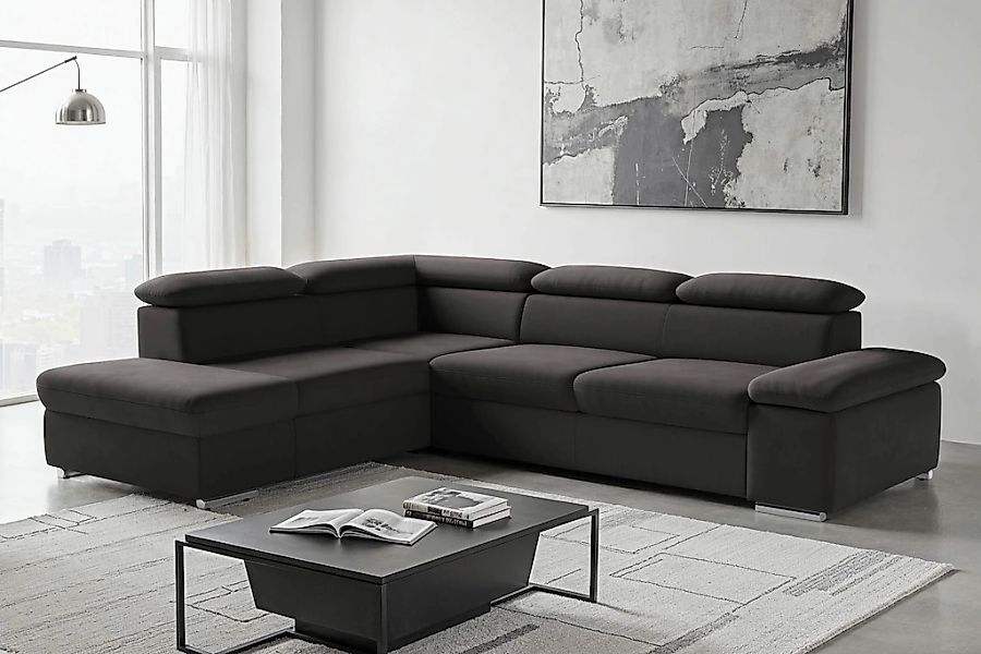 sit&more Ecksofa "Valentine L-Form, B: 272 cm" mit Arm- & Kopfteilverstellu günstig online kaufen