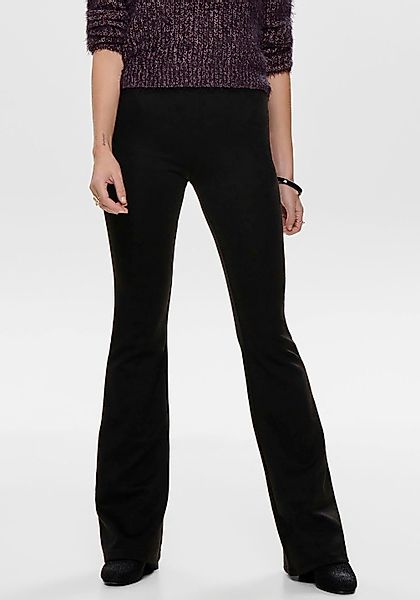 ONLY Jerseyhose ONLFEVER STRETCH FLAIRED PANTS günstig online kaufen