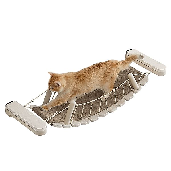 FEANDREA Katzen-Kletterwand, Kratzbaum Clickat Katzenbrücke,Katzenregal,Kat günstig online kaufen