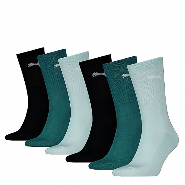PUMA Socken "PUMA UNISEX CREW SOCK 6P ECOM" 6 Paar, Cat-Logo, Frottee-Sohle günstig online kaufen