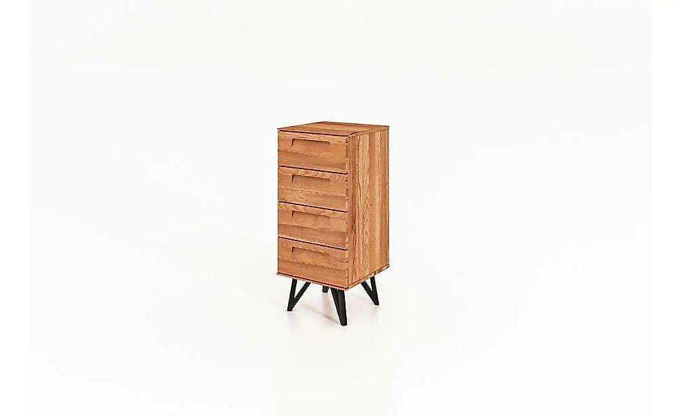 Kommode  Karl ¦ holzfarben ¦ Maße (cm): B: 45 H: 100 Kommoden & Sideboards günstig online kaufen