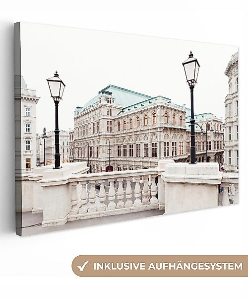 OneMillionCanvasses® Leinwandbild Wien - Oper - günstig online kaufen