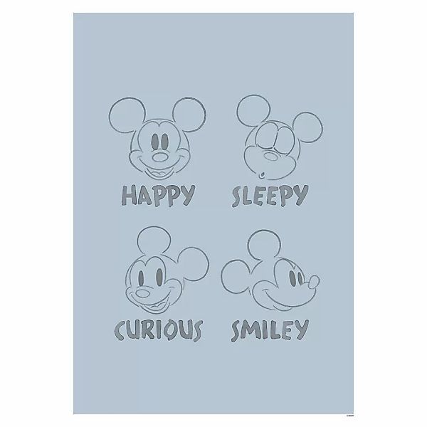 Komar Bild "Mickey Blue Emotions", Disney, (1 St.), Wandbild zur Dekoration günstig online kaufen