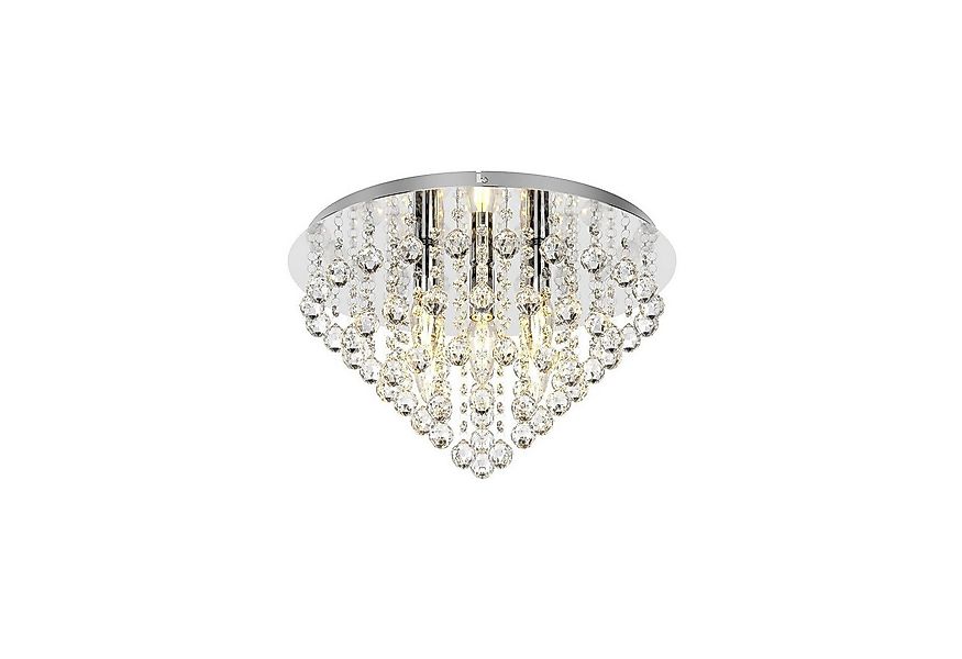 Lindby Deckenleuchten Annica, Metall, Transparent IP20, 5 x 40 W günstig online kaufen