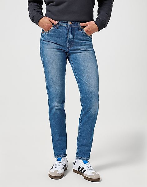 Wrangler 5-Pocket-Jeans mit kontrastfarbenen Nähten günstig online kaufen