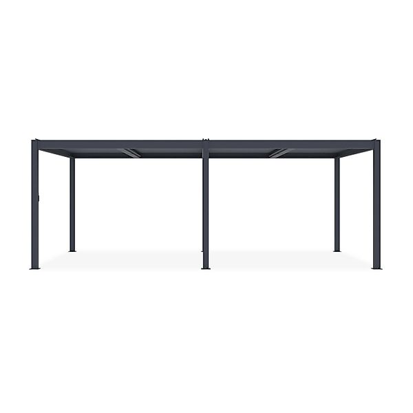 Cazeboo Bioklimatische Pergola Santa 6X3M Graues Aluminium günstig online kaufen