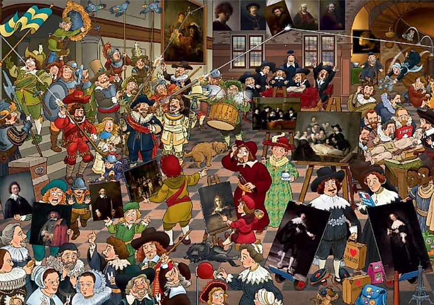 Goliath B.V. Puzzle That´s Life: Rembrandt van Rijn, Puzzleteile günstig online kaufen