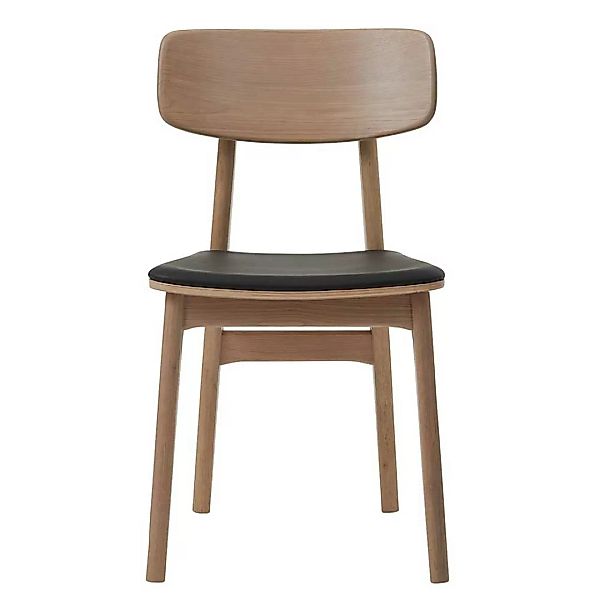 Esstisch Stühle in Eiche Bianco massiv Skandi Design (2er Set) günstig online kaufen