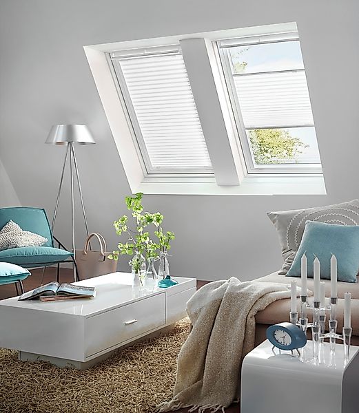 GARDINIA Dachfensterplissee, blickdicht, ohne Bohren, Saugnäpfe, günstig online kaufen