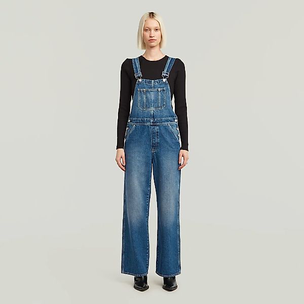 G-STAR Latzhose "Straight Leg Dungaree", mit Knöpfen an den Seiten günstig online kaufen