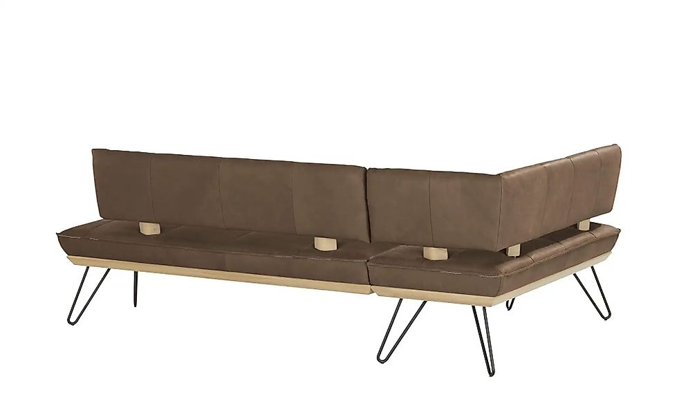 KOINOR Eckbank Leder Dining System 4 ¦ braun ¦ Maße (cm): B: 217 H: 88 T: 1 günstig online kaufen