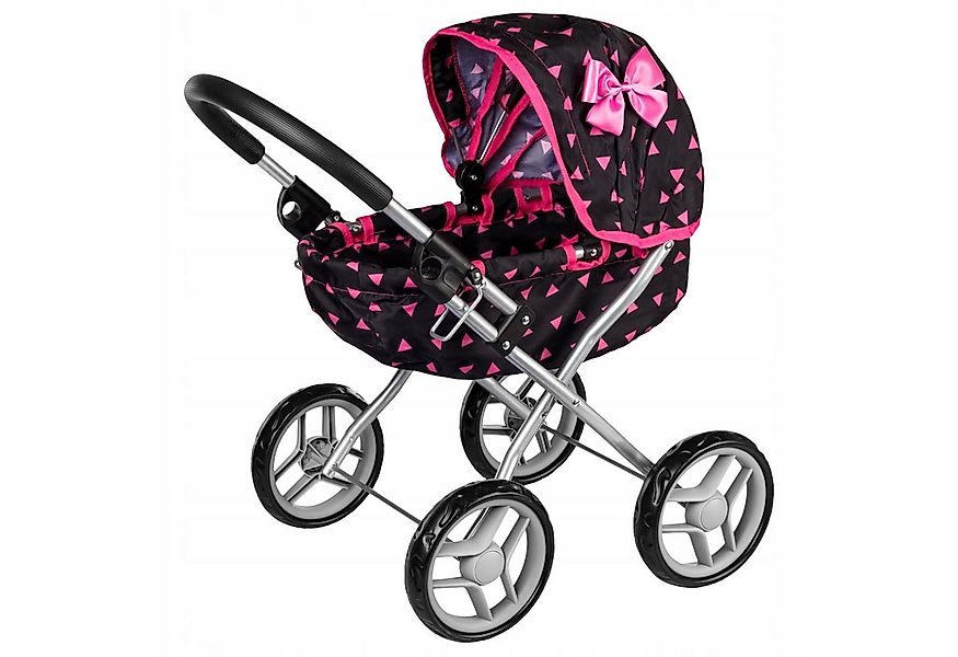kinderplay Puppenwagen Puppenwagen mit klappbarem Verdeck – Spielspaß für K günstig online kaufen