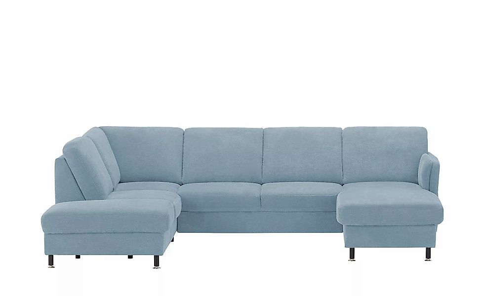 meinSofa Wohnlandschaft  Veit ¦ blau ¦ Maße (cm): B: 305 H: 90 T: 200.0 Pol günstig online kaufen