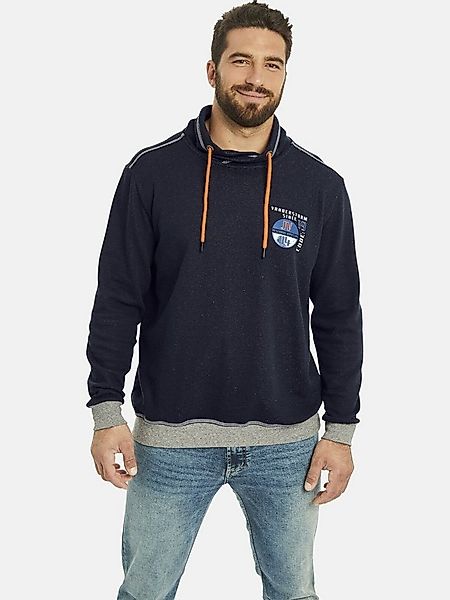 Jan Vanderstorm Sweatshirt JARMUND mit einheitlichem Muster günstig online kaufen