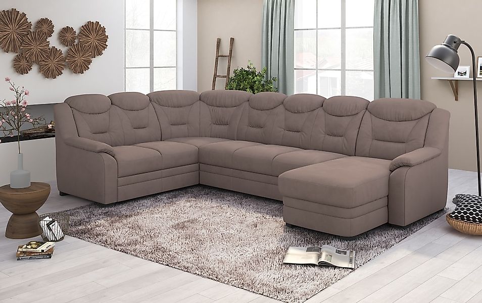 COTTA Wohnlandschaft "Marcus U-Form" wahlweise mit Bettfunktion & Stauraum günstig online kaufen