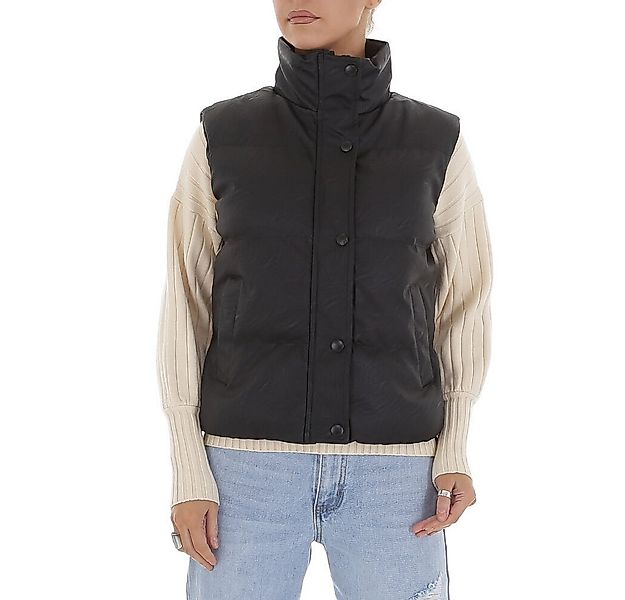 Ital-Design Lederimitatweste Damen Freizeit (87256373) Gefüttert Winterjack günstig online kaufen