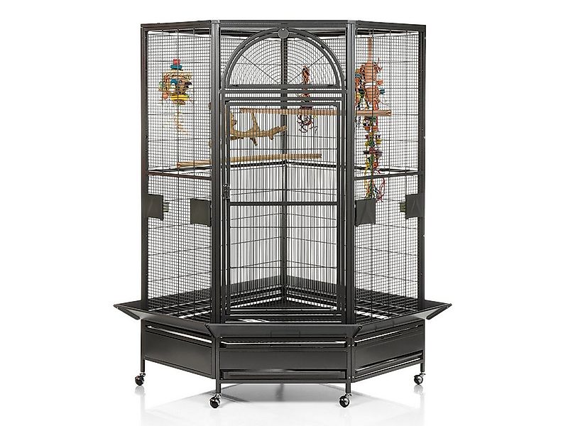 Montana Cages Vogelkäfig Eck Voliere Käfig XXL Papageienkäfig Denver II, Ec günstig online kaufen