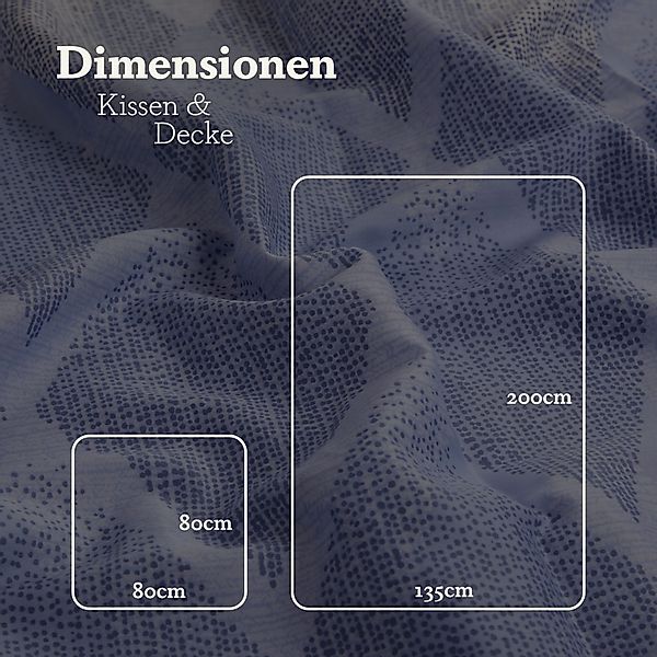 Bestlivings Bettwäsche 2tlg. Bettbezug 135x200cm + Kissenbezug 80x80cm, ver günstig online kaufen