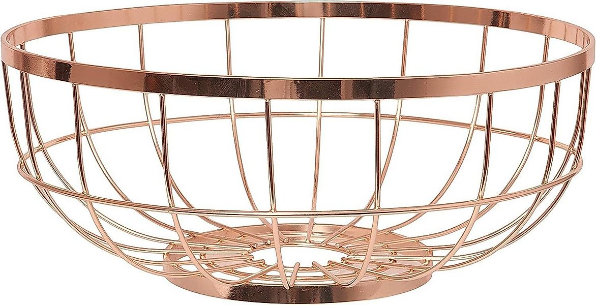 Present Time Dekoschale Present Time Fruchtkorb Kupfer günstig online kaufen