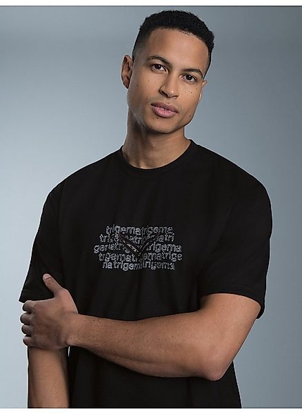 Trigema T-Shirt TRIGEMA T-Shirt mit Logo-Print (1-tlg) günstig online kaufen