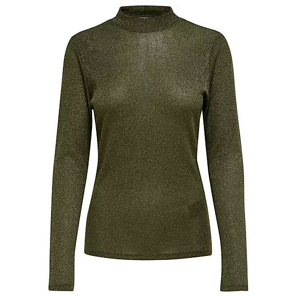 Only Diana Lurex Langarm-t-shirt XL Ivy Green / Detail Tone In Tone Lurex günstig online kaufen
