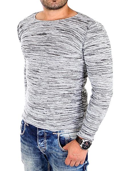 Reslad Strickpullover Reslad Strickpullover Herren-Pullover Melange günstig online kaufen