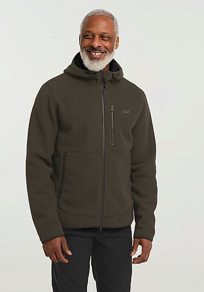 Jack Wolfskin Fleecejacke "LAKE RIDGE HOODED JKT M" mitKapuze günstig online kaufen