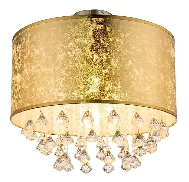 GLOBO LIGHTING LED Deckenleuchte, Leuchtmittel inklusive, Warmweiß, Kristal günstig online kaufen