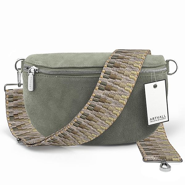 ARTVALL Umhängetasche Wildleder Handtasche Damen Brusttasche Minzgrün (Tasc günstig online kaufen