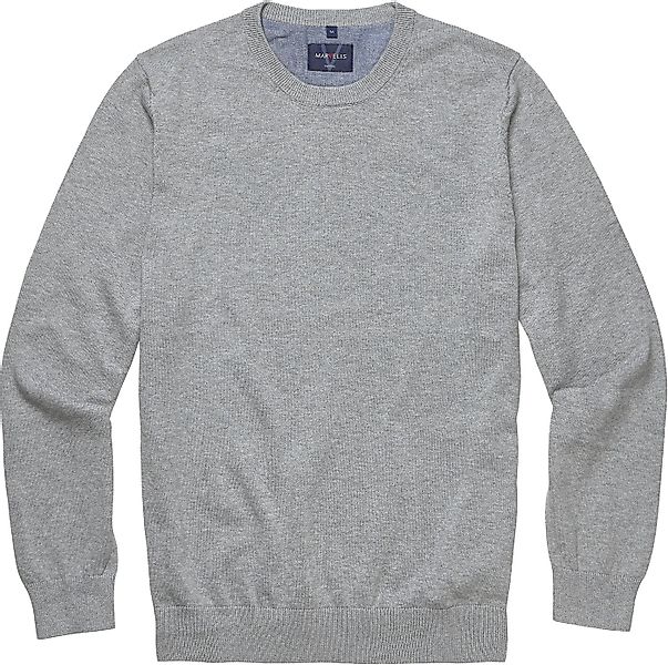 MARVELIS Strickpullover Rundhals, Baumwolle, regular fit günstig online kaufen