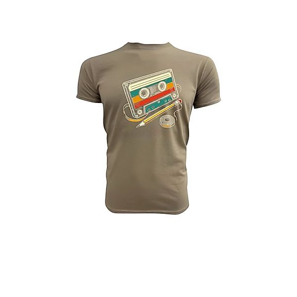 PAULGOS Print-Shirt Herren T-Shirt "Retro Kassette günstig online kaufen