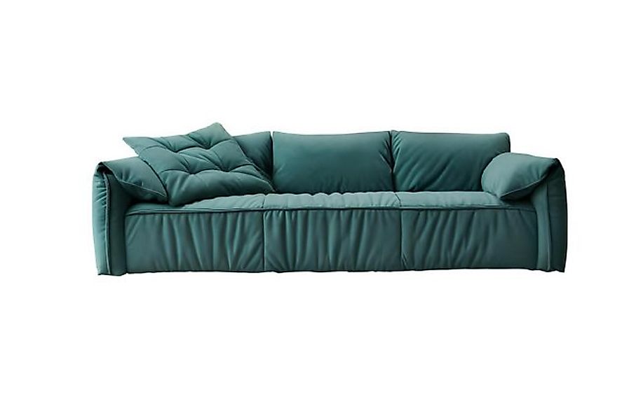 Xlmoebel 3-Sitzer Hochwertiges 3-Sitzer Sofa in Blau - Designer Couch für d günstig online kaufen