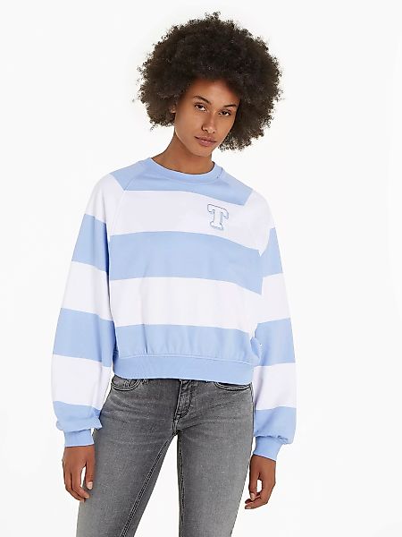 Tommy Jeans Sweatshirt "TJW RLX LETTERMAN STRP CREW EXT" günstig online kaufen