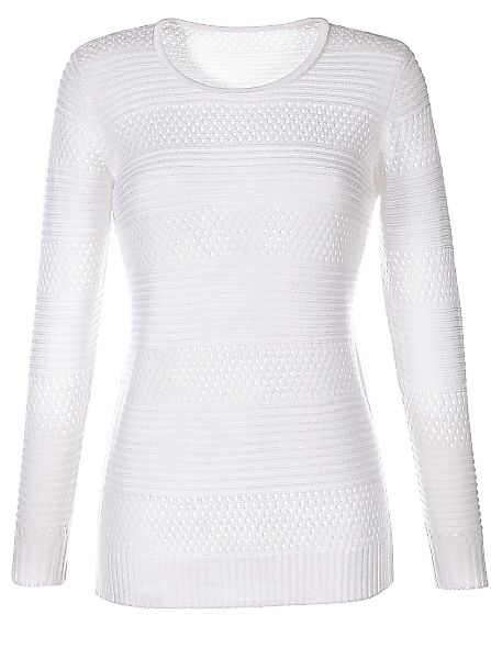 Sieh an! Strickpullover Rundhalspullover günstig online kaufen