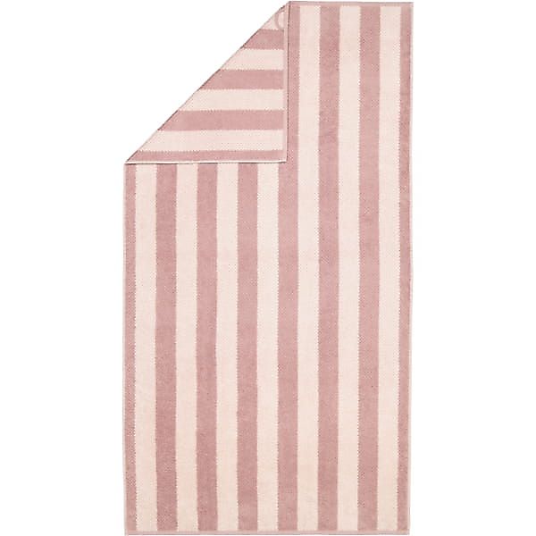 Cawö Handtücher Pure Stripes 6502 - Farbe: vintage rose - 22 - Duschtuch 80 günstig online kaufen