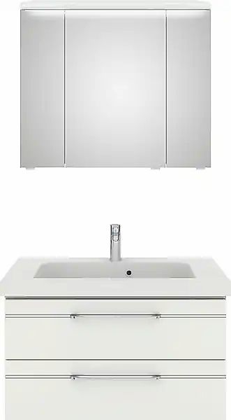 Saphir Badmöbel-Set »Balto Sprint 2-teilig, Mineralmarmor-Waschtisch mit LE günstig online kaufen